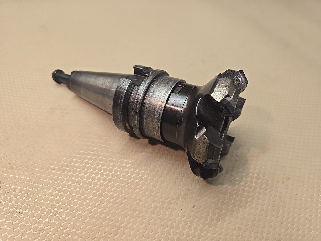 ​Sandvik CoroMill 245 Face Mill Cutter RA245-076R25-12M On BT40 Toolholder Face 
