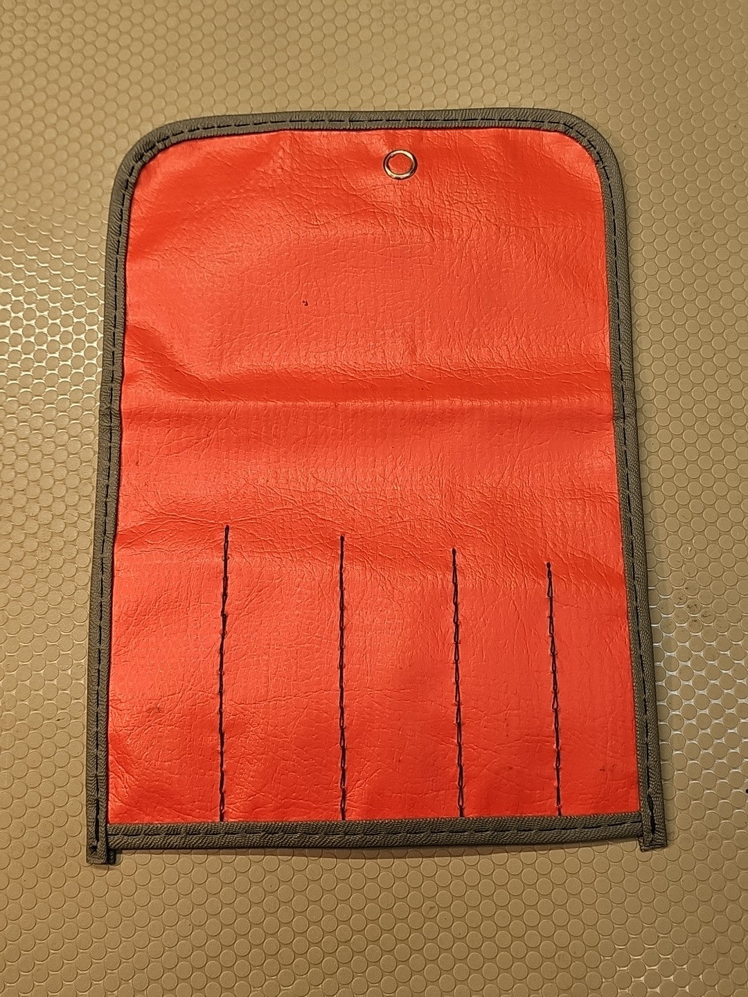SNAP ON C52D RED WRENCH  BAG POUCH ROLL 5 POCKETS *VINTAGE & MINT*