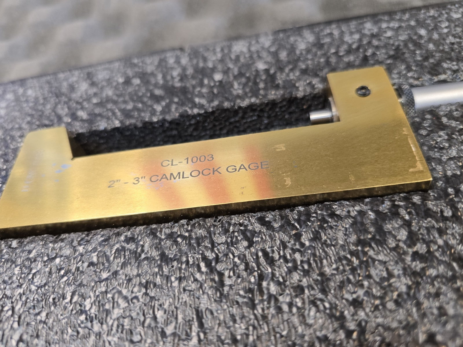 Gagemaker CL-1003 Camlock Micrometer Gage 2” - 3" For API Weld Flange Thickness