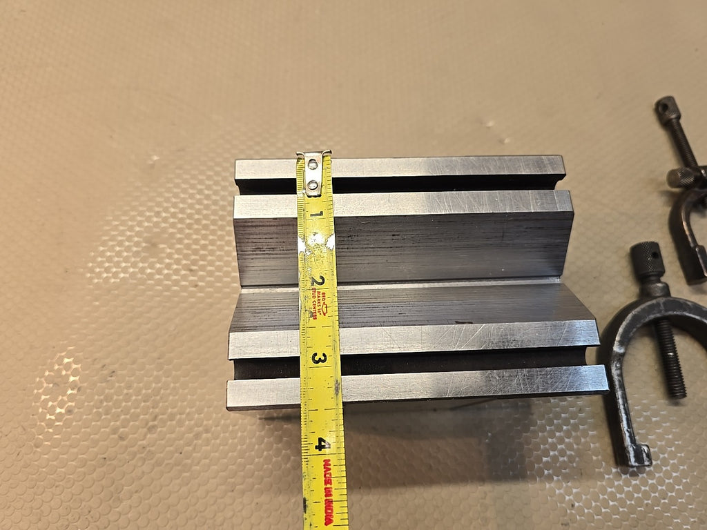 FOWLER  5 X 3 Inch V Block VEE BLOCK WITH CLAMPS SET OF 3