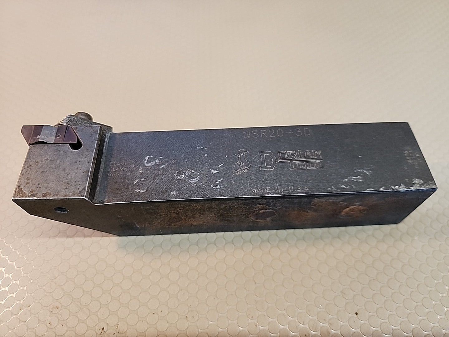 Dorian 1.250" x 1.250" Indexable Grooving Tool Holder NSR 20-3D (LOC2694A)
