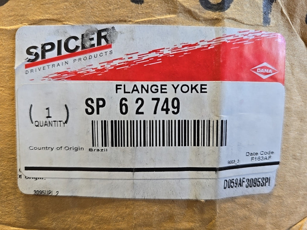 Dana Spicer 6-2-749 Drive Shaft Flange Yoke 1710 Series Genuine OEM NEW