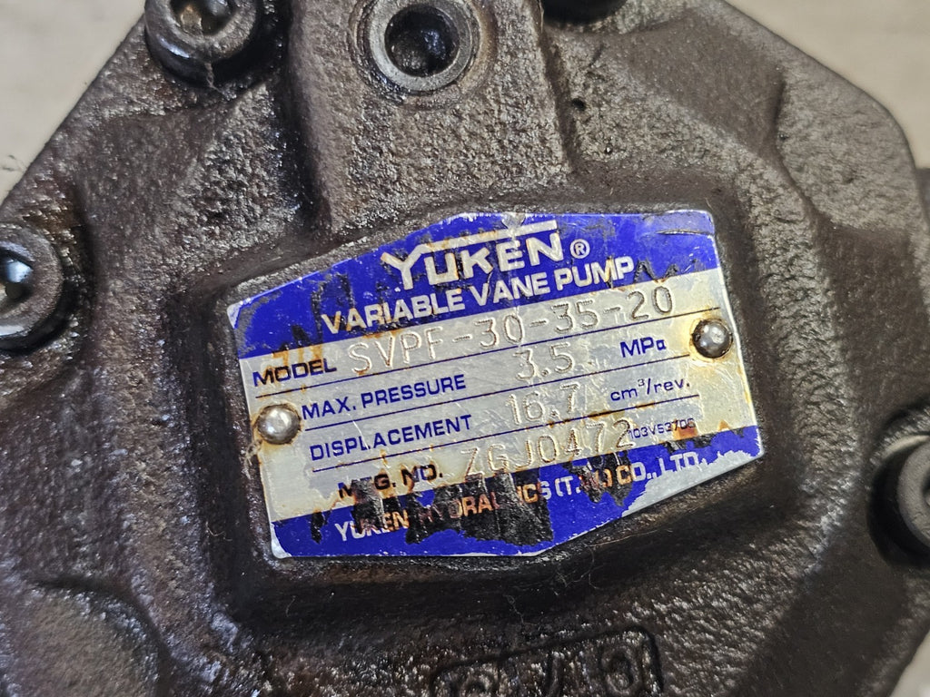 1PCS YUKEN Hydraulic Variable Vane Pump SVPF-30-35-20