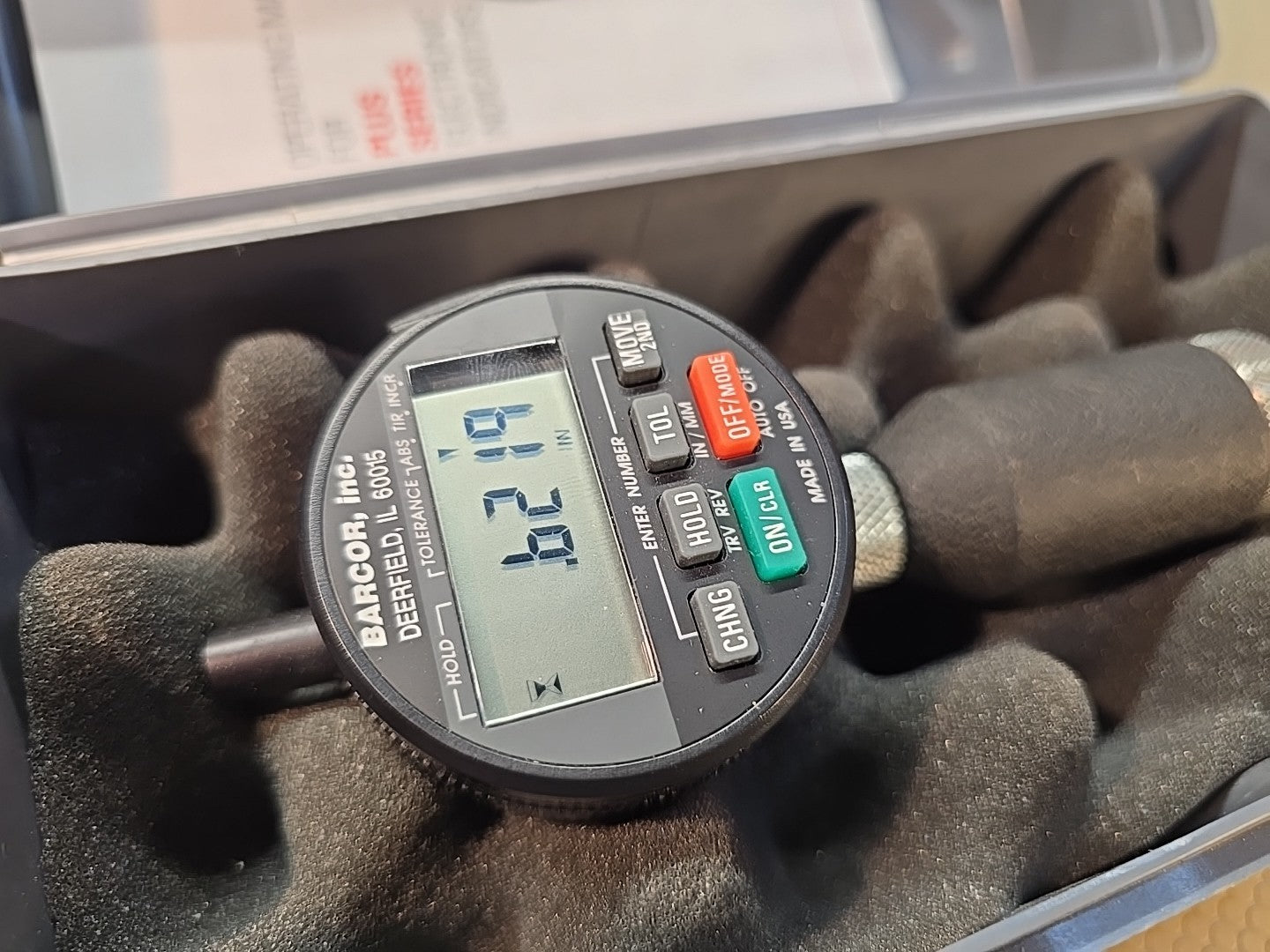 BARCOR 100-1-SPC DIGITAL ELECTRONIC COUNTERSINK GAGE CHAMFER $1000 MSRP
