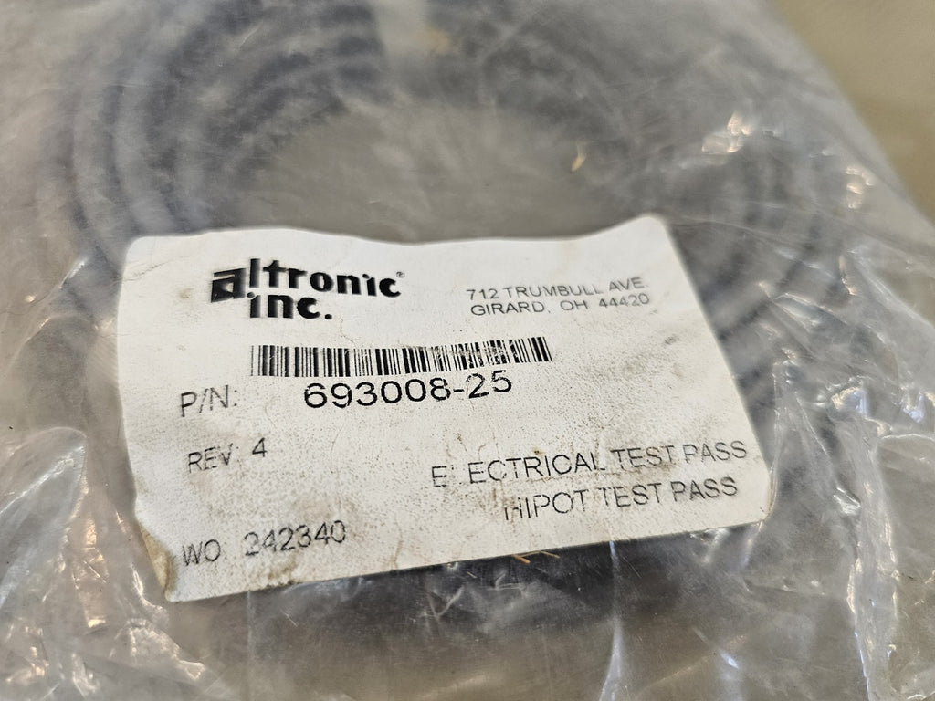 ALTRONIC 693008, CONTROL VALVE WIRE HARNESS 25' 693008-25
