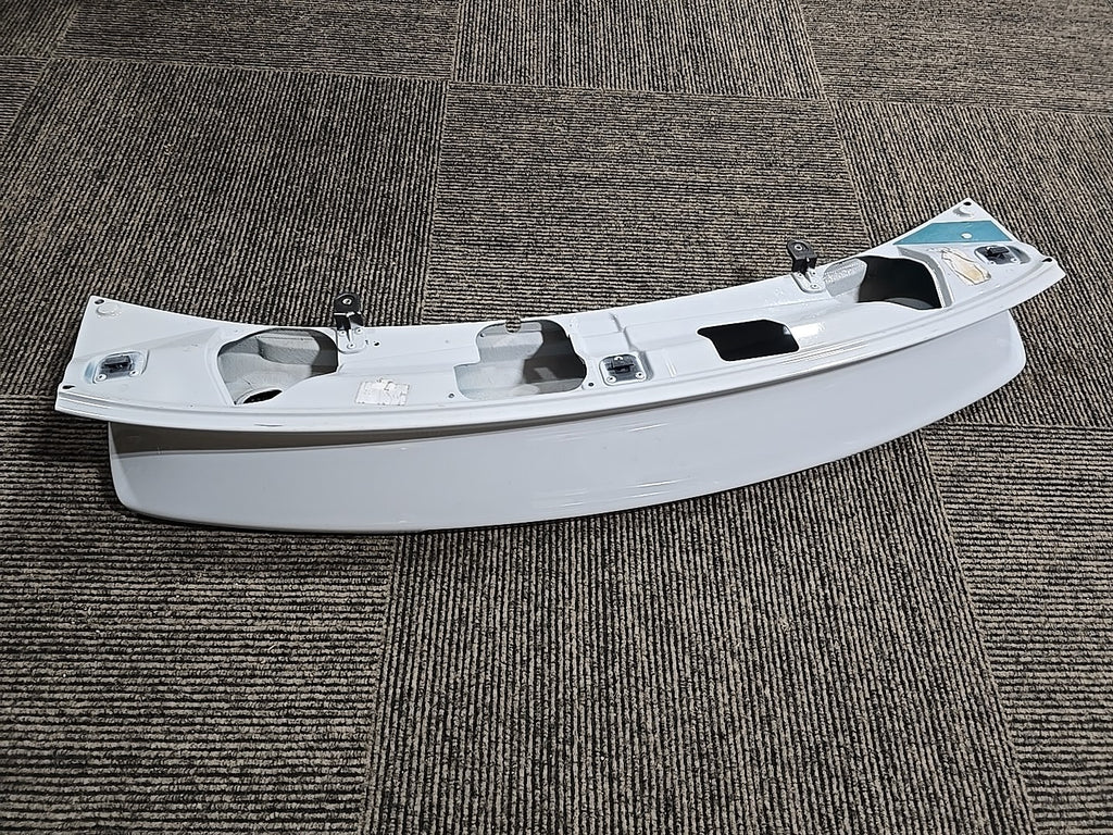 Porsche 911 991 TURBO S OEM SPOILER White Rear Deck Lid Genuine OEM 99150404314
