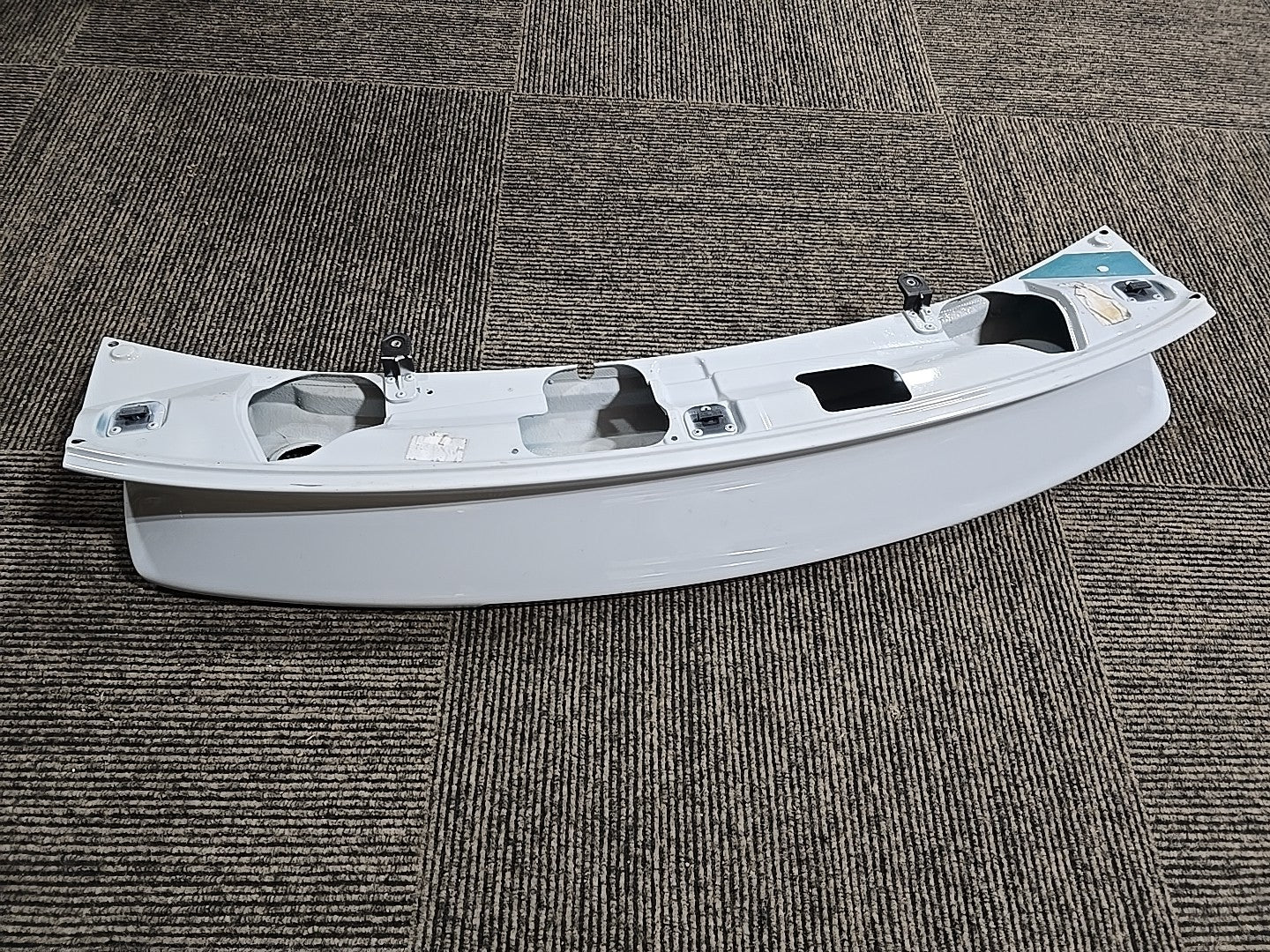 Porsche 911 991 TURBO S OEM SPOILER White Rear Deck Lid Genuine OEM 99150404314