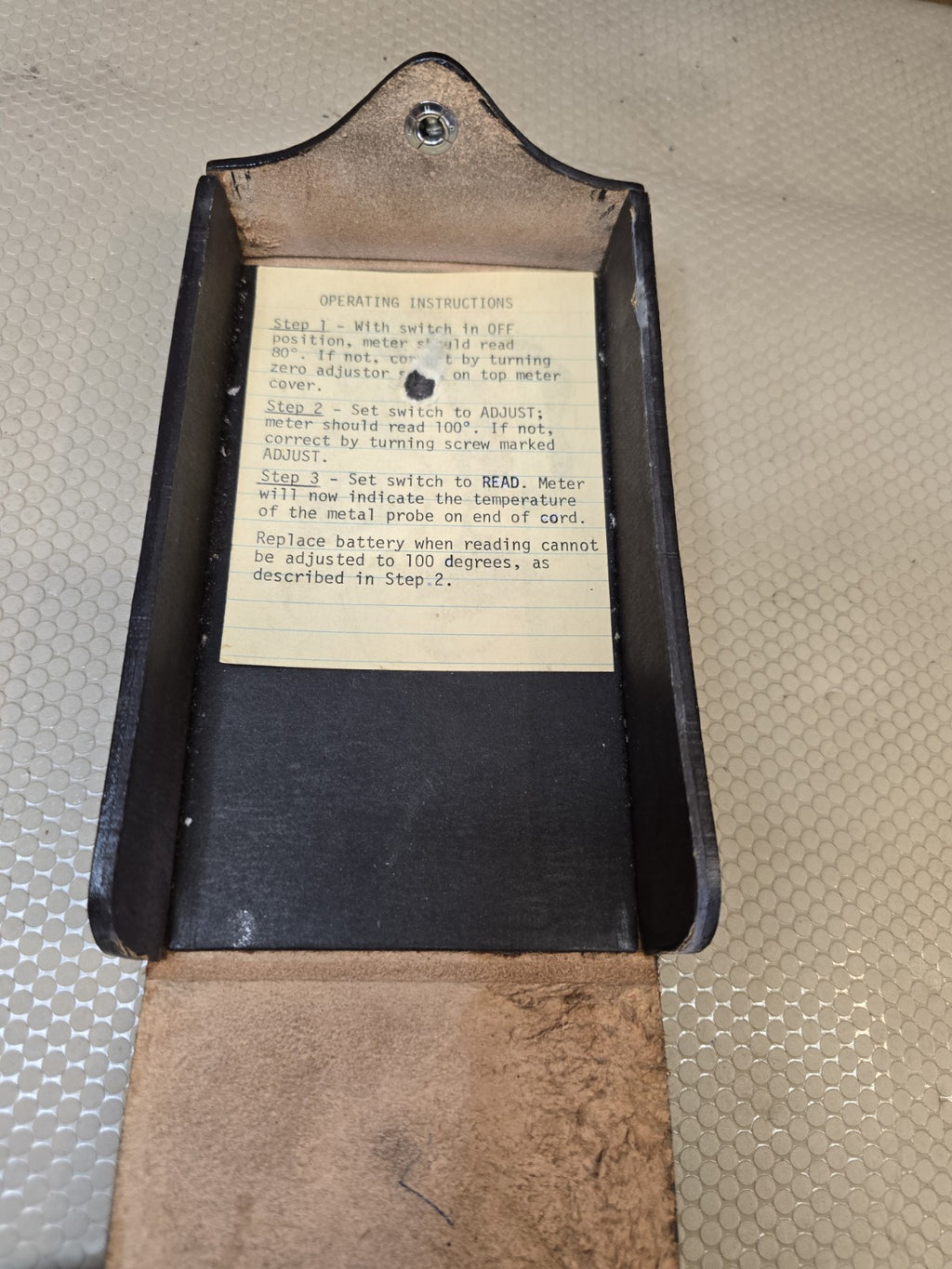 WEBBER Starrett  MODEL 386 TEMP CHECK (SBH75)