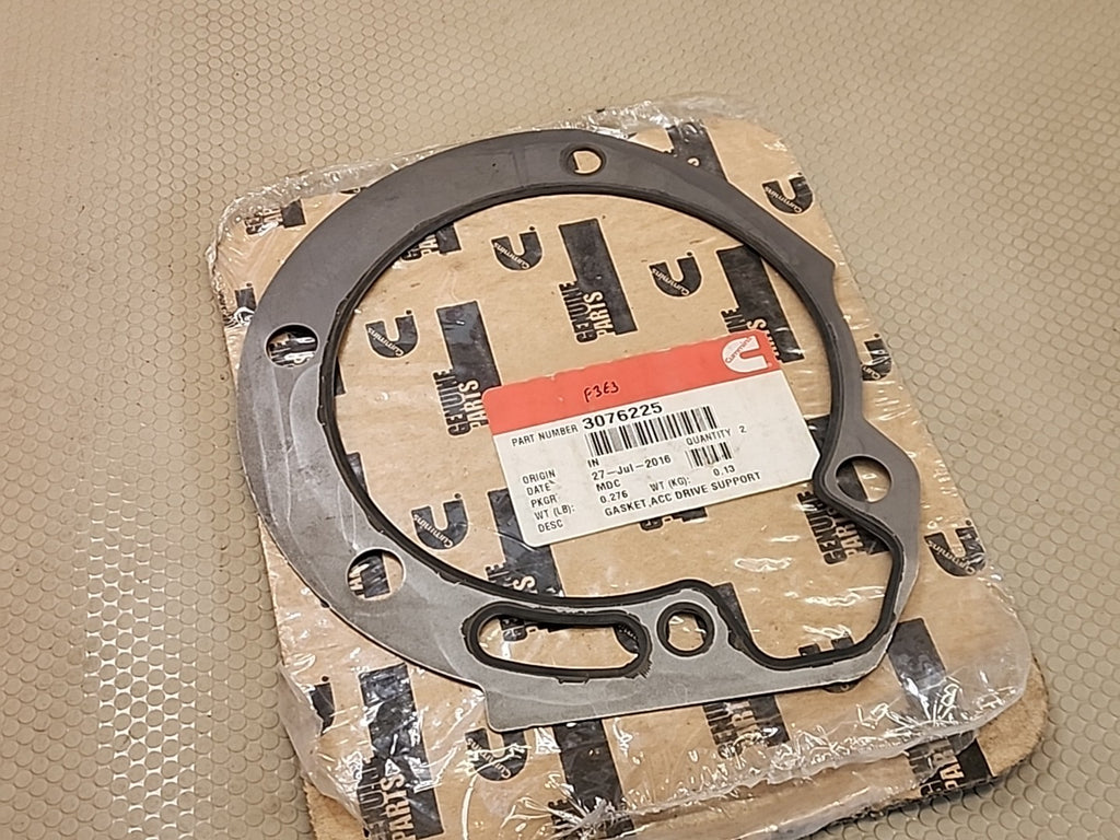 3076225 OEM Cummins Accessory Drive Support Gasket – ISX QSX Diesel Engine