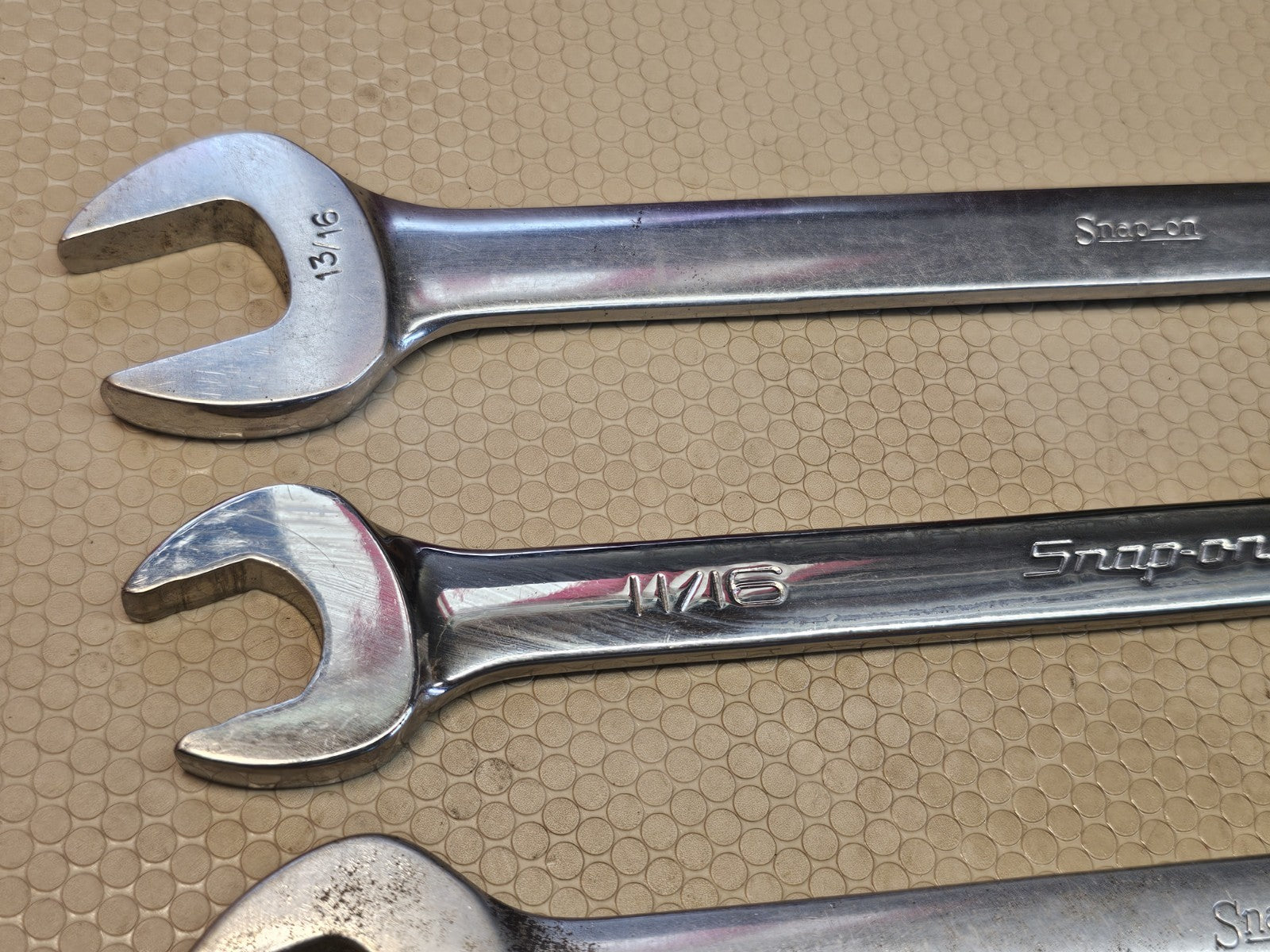 Snap-on OSH707B 12 Point Combination Wrench Set 7-Piece 3/8"-13/16"