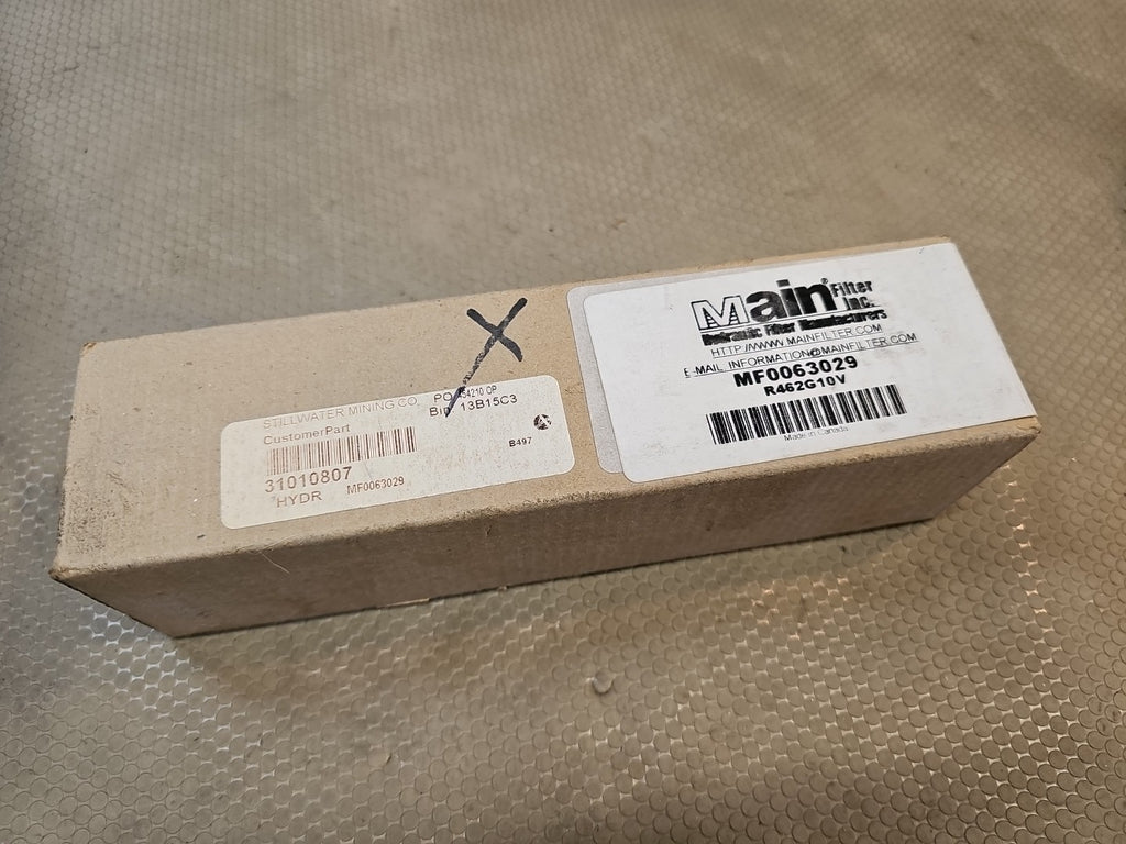 Main Filter MF0063029 Filtrec R462 G10 V Interchange Hydraulic Filter
