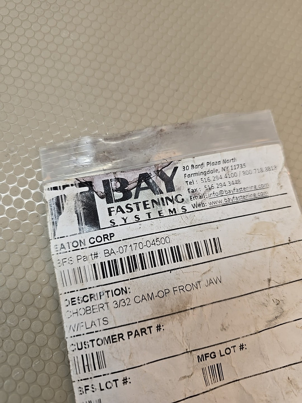 NEW - Avdel Genesis Speed / Chobert Nose Assembly 3/32 Cam-op Front Jaw 2 38mm