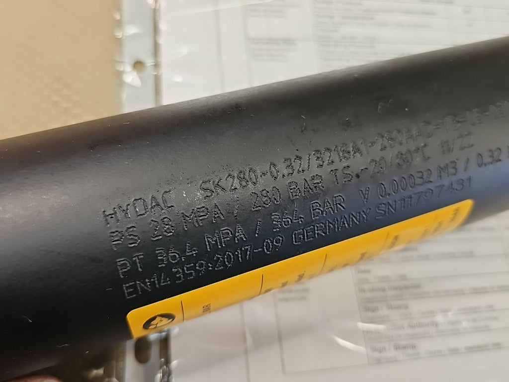 New Hydac SK280 Series SDK280-0.32/3218A1-280AAD 280 BAR From Epiroc $1200 MSRP