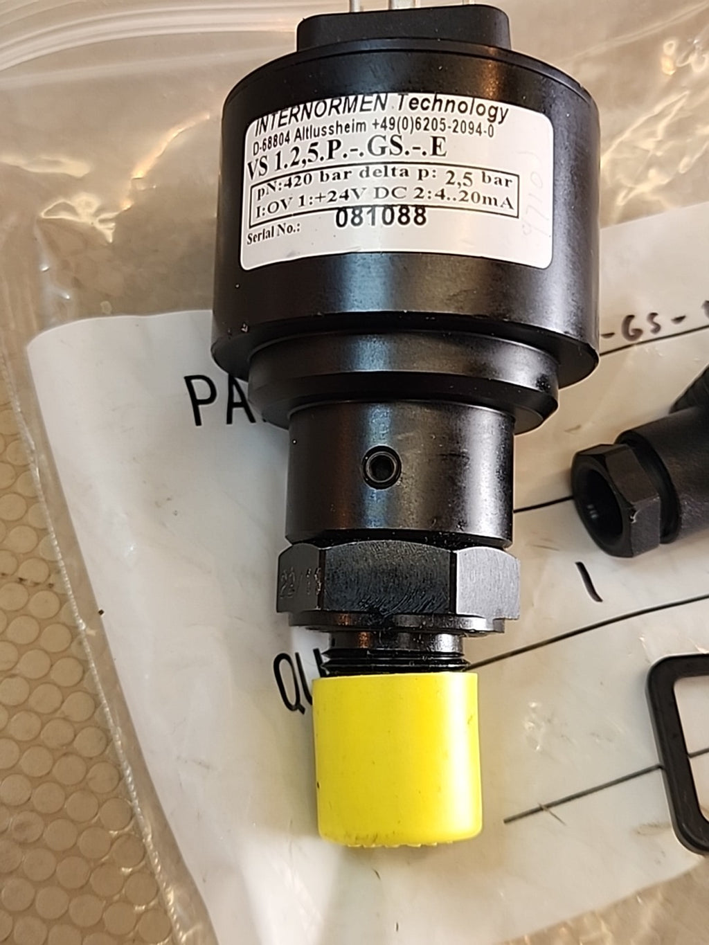 VS 1.2,5.P.-.GS.-.E Differential Pressure Flood Generator Brand New