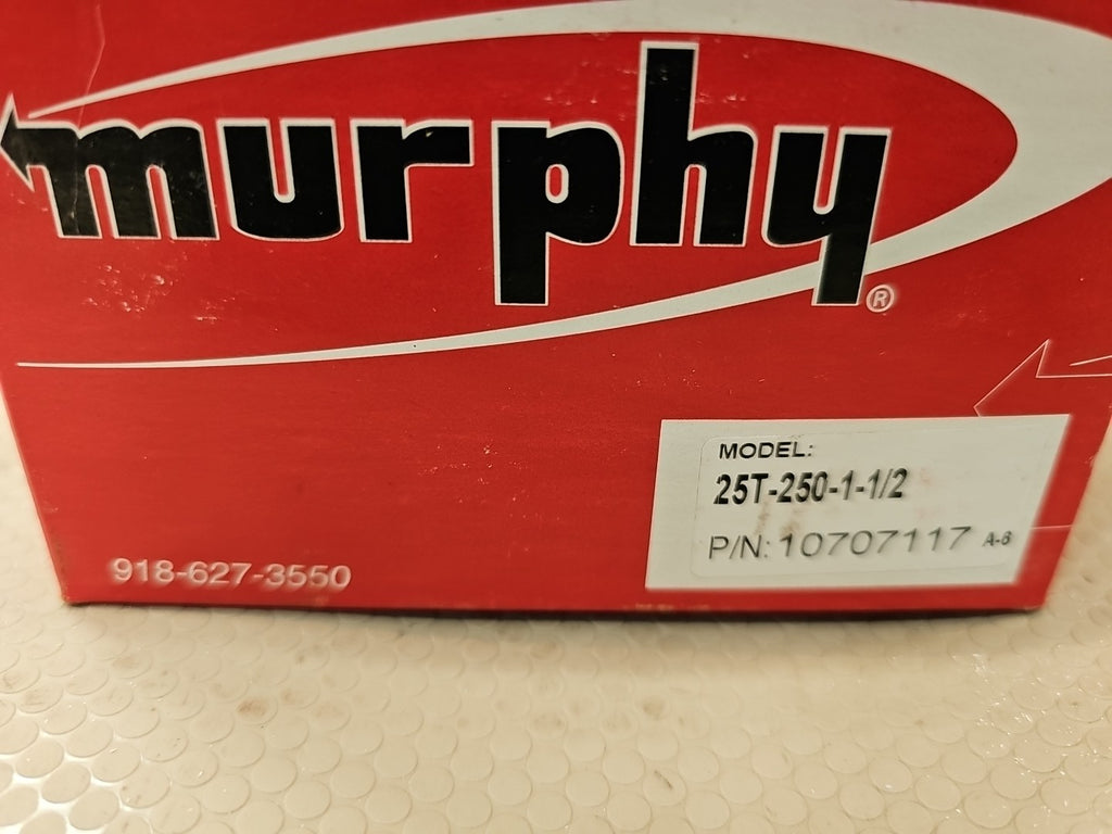 MURPHY 25T-250-1-1/2 PN 10707117 TEMPERATURE SWITCHGAGE NEW