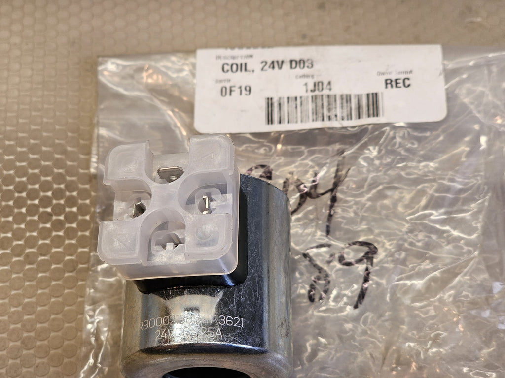 Bosch Rexroth R900021389 EP3621 Solenoid Coil GZ45-4 24V DC Hydraulic Valve