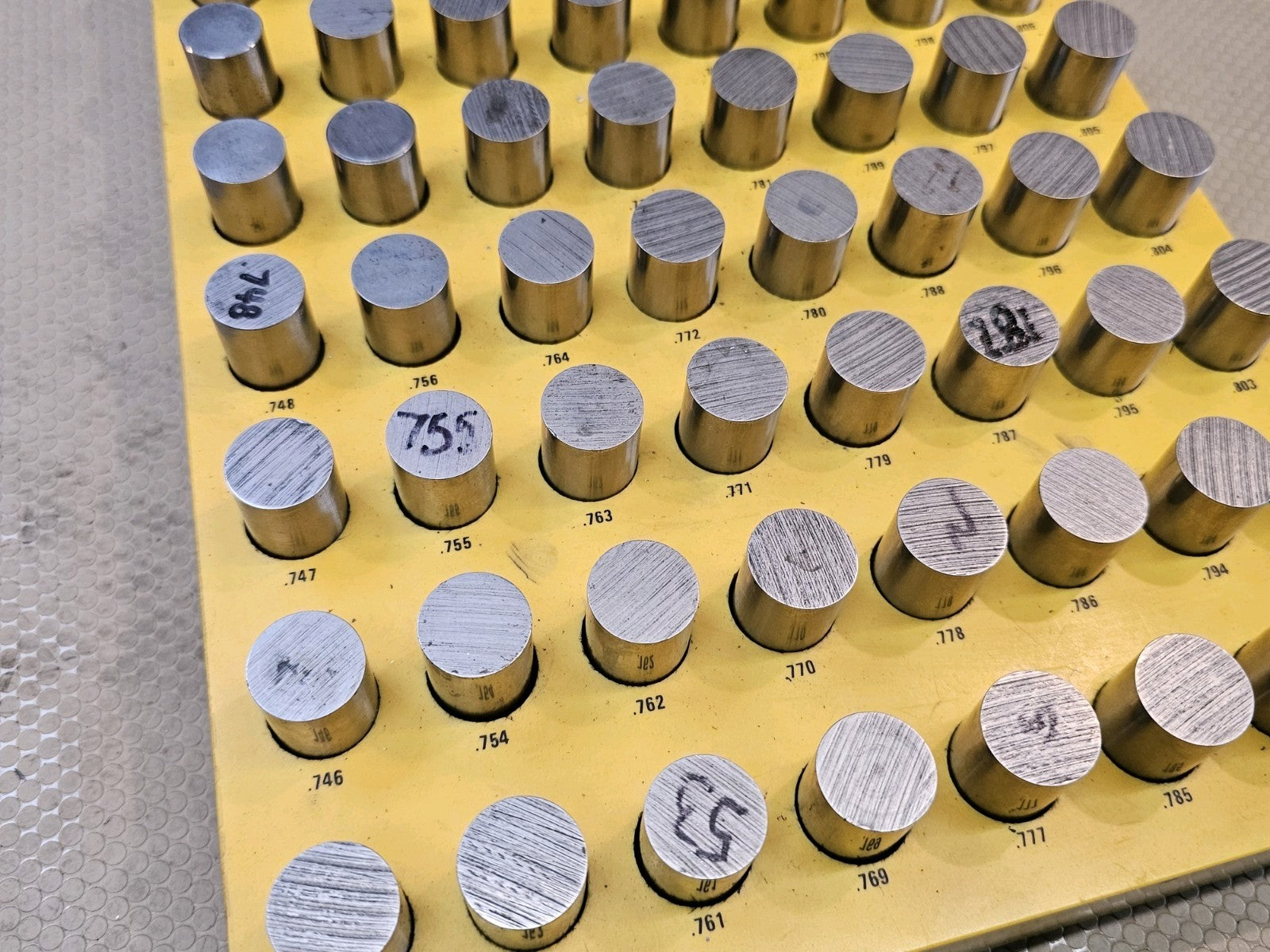 Pin Gauge Perfekt Punch 0.745 to 0.808 LARGE Machinist 