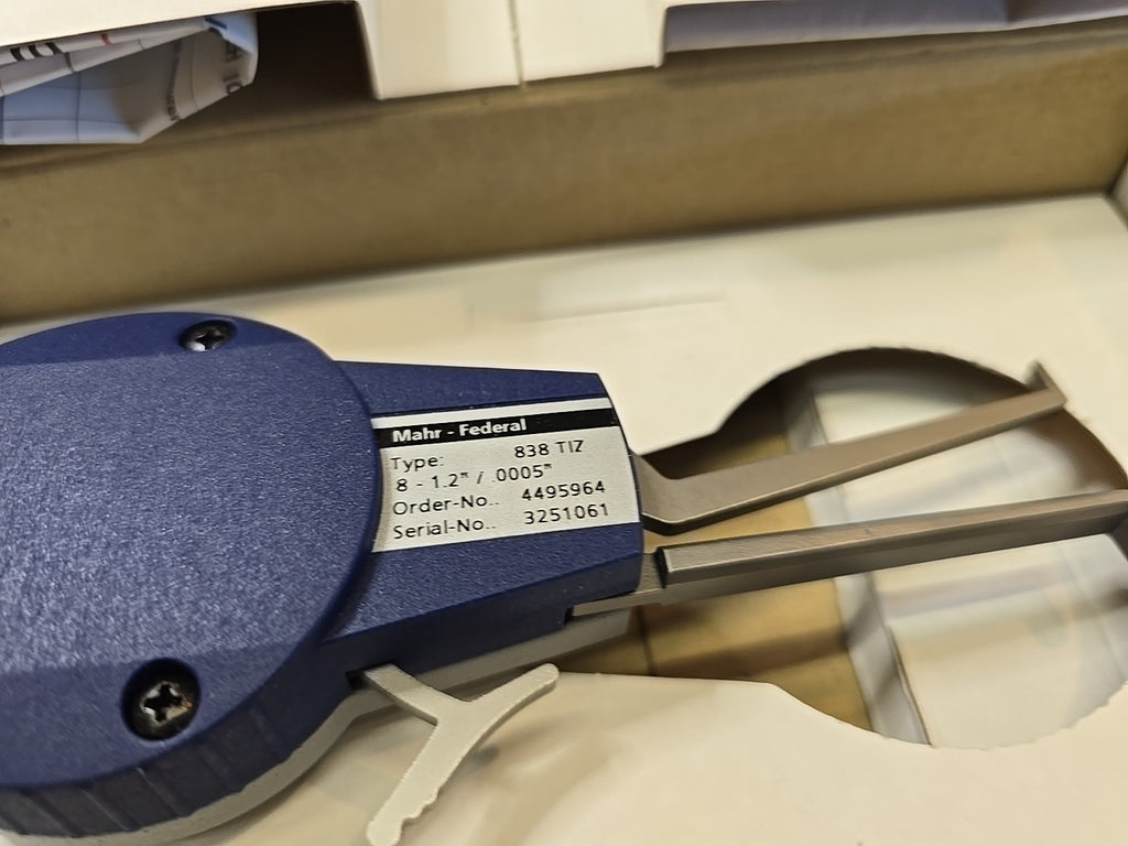 NEW Mahr - Model 838-TI - .800 /1.200 Internal Caliper Gage - 4495964