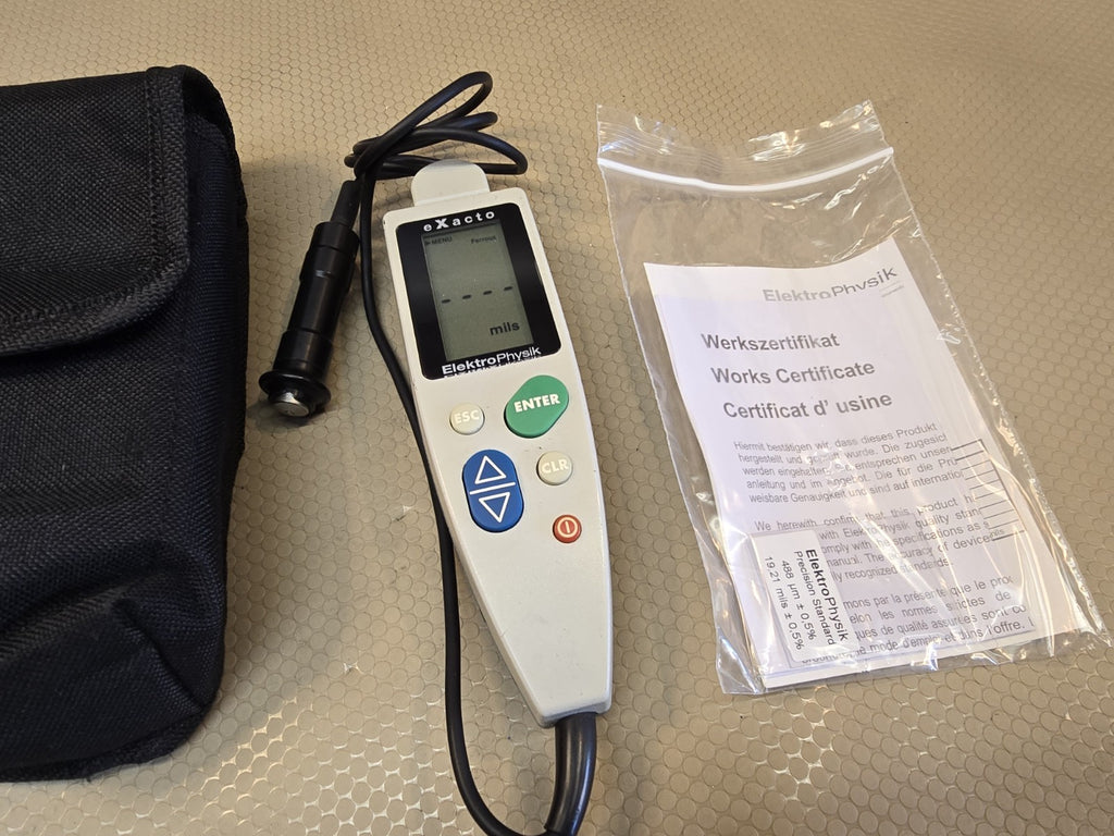 ElektroPhysik eXacto FN Compact Coating Thickness Tester (180-0202) #A6-10