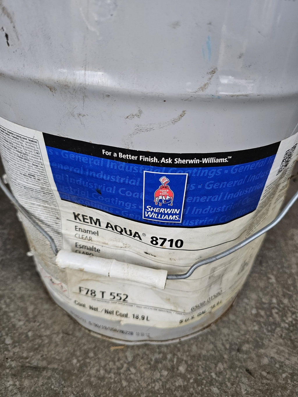 Sherwin Williams Kem Aqua 8710 5 Gal *Sealed & Unopened*