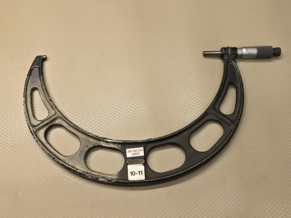 Starrett 436 Outside Micrometer, 10 11" Range LARGE