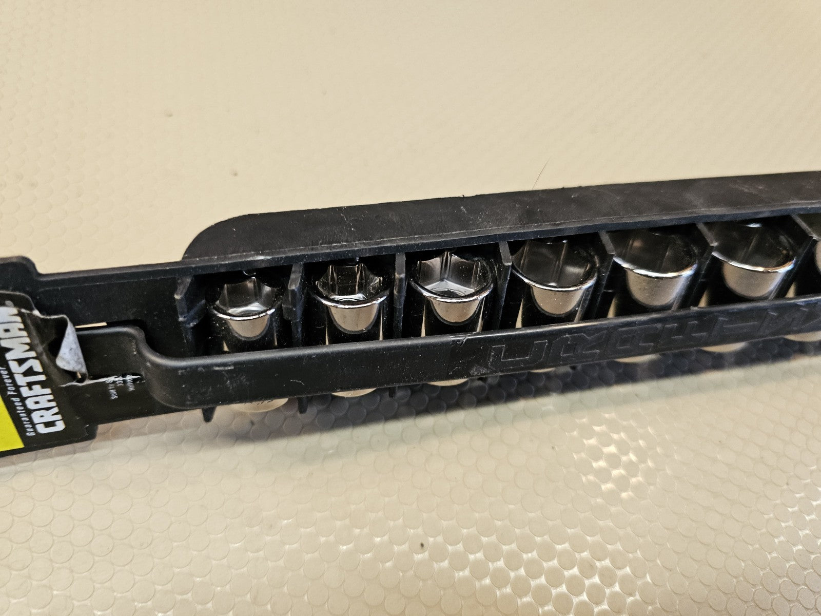 CRAFTSMAN TOOLS 3/8" DRIVE 6-POINT SAE SOCKET SET, 3/8"-7/8", 34437, USA