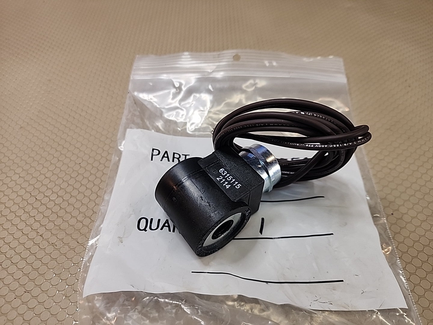 Hydraforce 6315115 Solenoid Valve Coil, Wire Leads, 115v AC, NEW