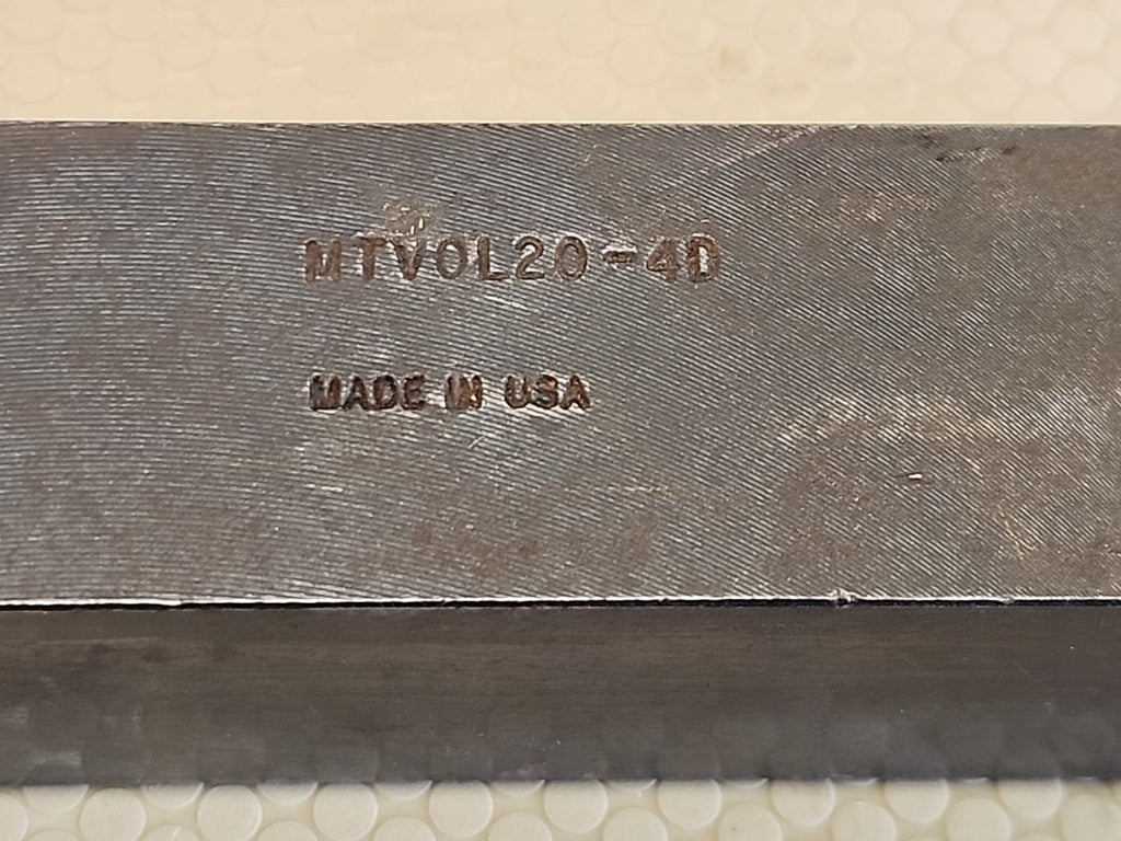 MTVOL20-4D-C LATHE TURNING TOOL HOLDER 1.25 SQUARE SHANK TRIANGLE 1/2 INSERTS