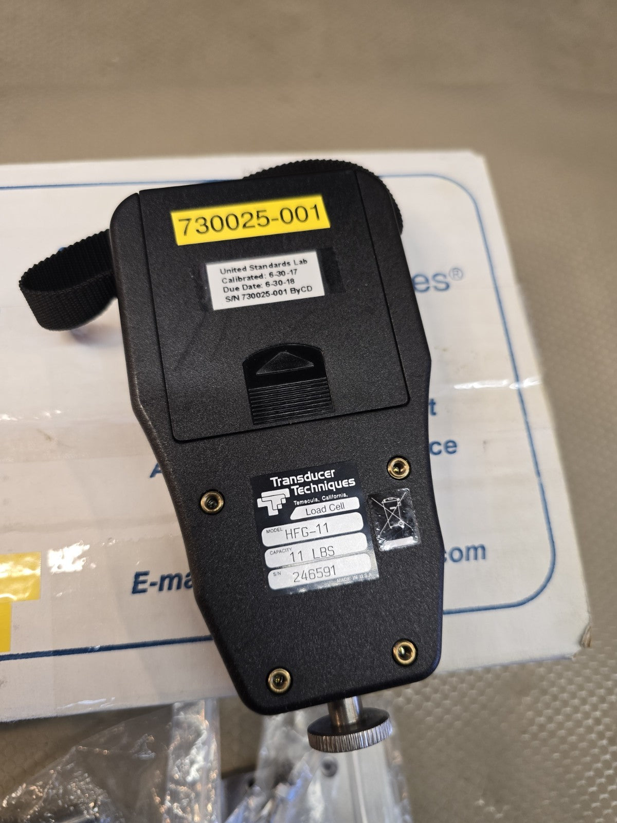 HFG-11 Handheld Force Gauge Transducer Technologies
