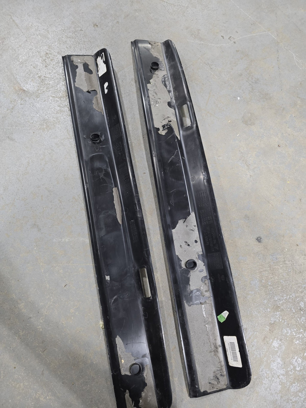 Porsche 911 997 Turbo Left & Right Door Sill Scuff Plate Trim 1619 OEM