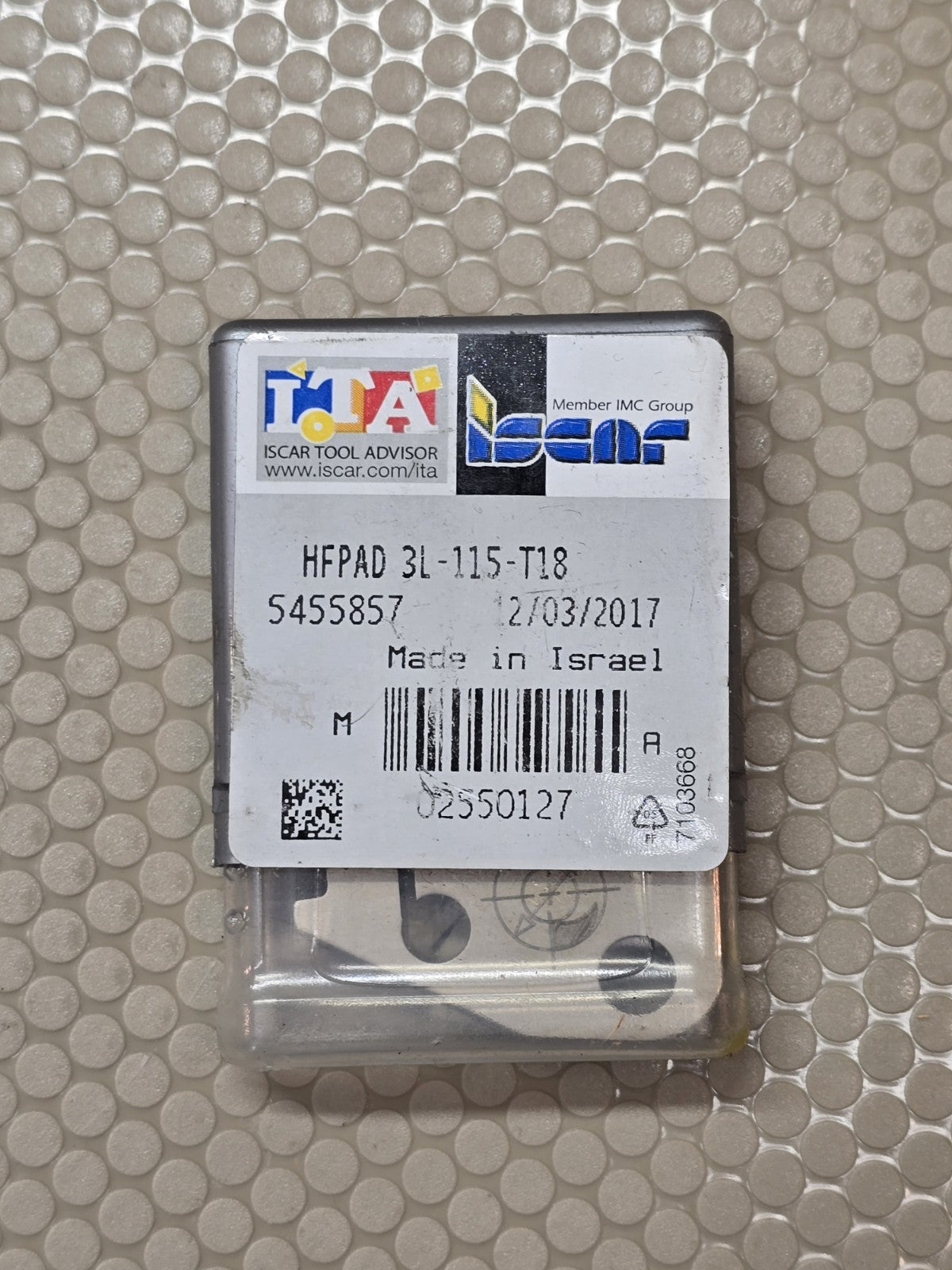 New HFPAD 3L-115-T18-JHP  Iscar Indexable Grooving Inset Cartridge