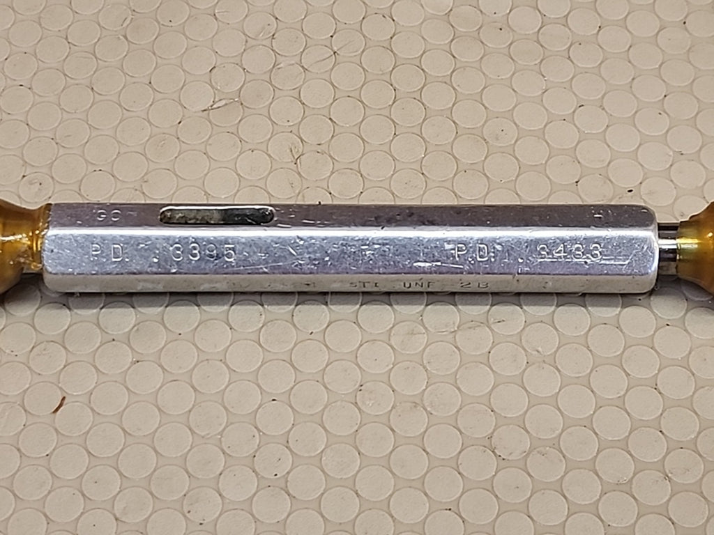 .511 DEPTH 712520-1HELICOIL THREAD PLUG GAGE GO NO GO P.D.'S = .3395 & .3433