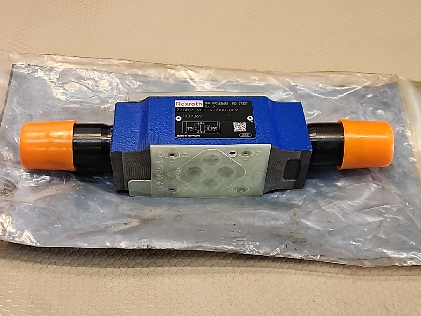 Bosch Rexroth R901335659 Hydraulic Pressure Relief Valve – Z2DB 6 VD2-42/100-80V