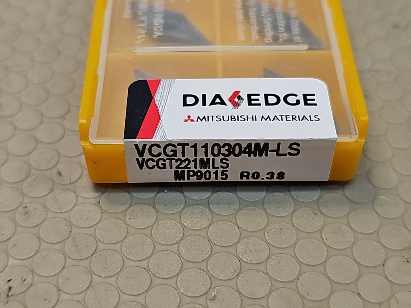 MITSUBISHI CARBIDE INSERTS QUANTITY 10 VCGT110304M-LS MP9015 VCGT221MLS