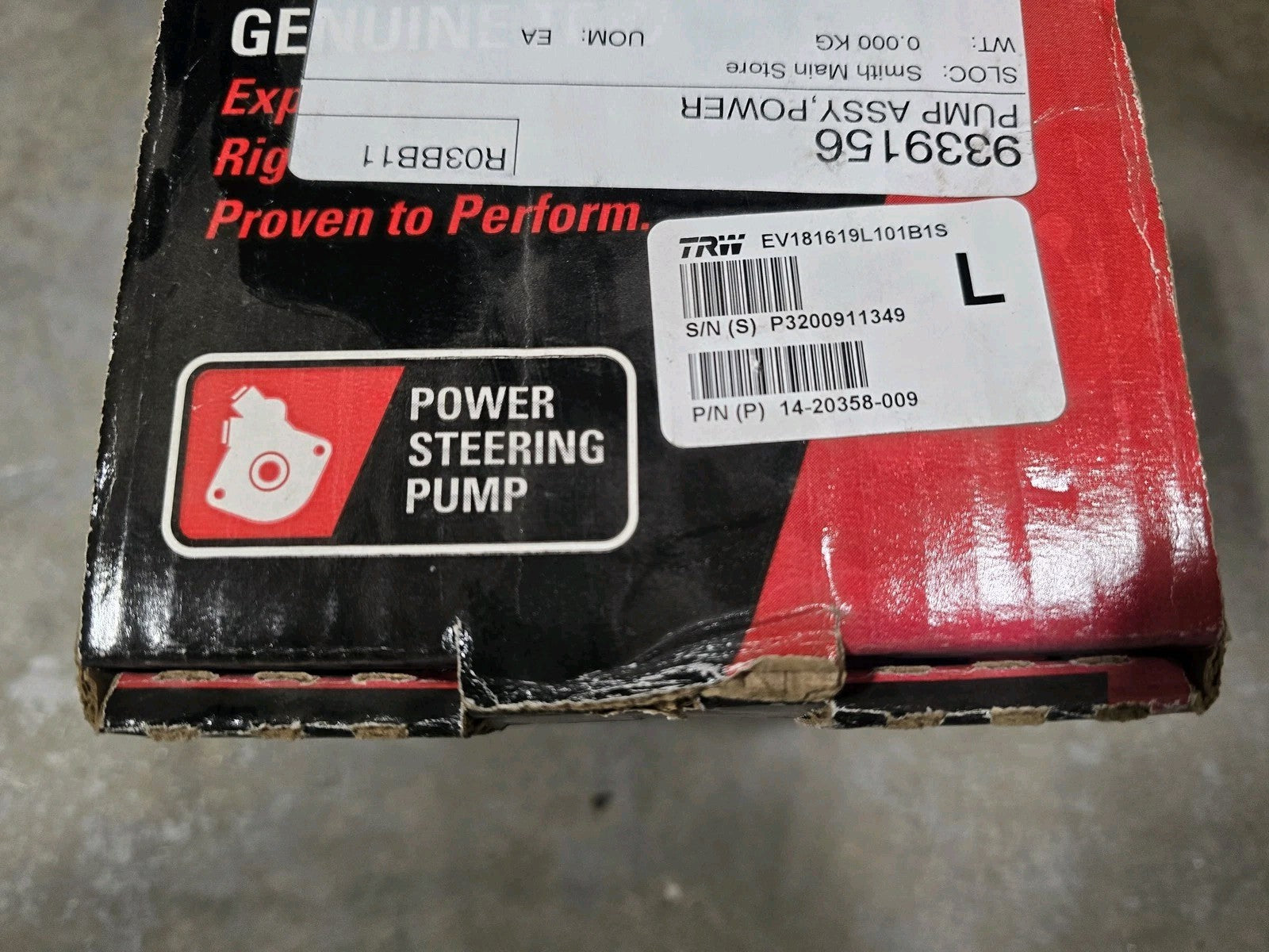 TRW Freightliner Power Steering Pump 14-20358-009 New Genuine OEM 