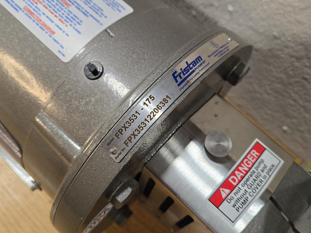 NEW Fristam FPX 3531-175 Centrifugal Pump 5HP + Baldor Washdown Motor CEWDM3615T