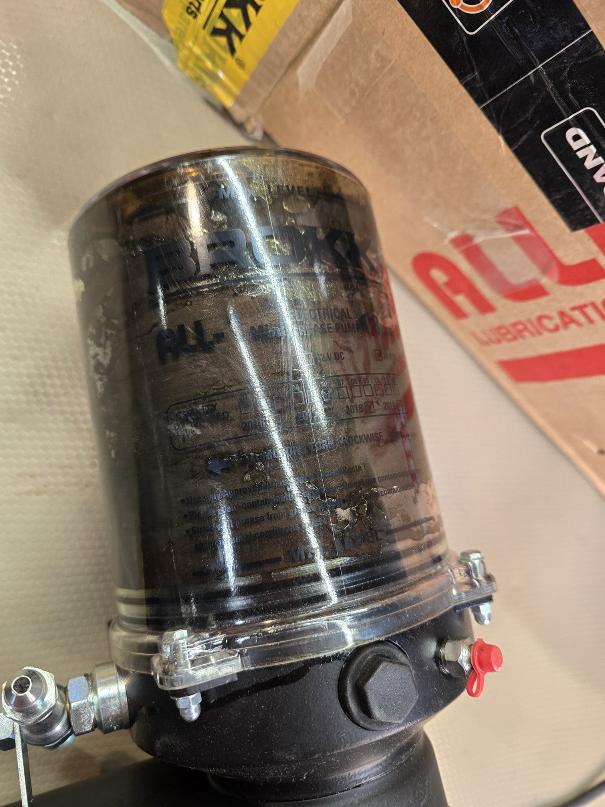 Alfett All 1 Mini Grease Pump Brokk 3136 1358 38 Central Device 1.8L