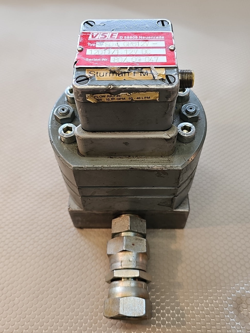 VSE VS04GPO12V Rotary Flow Transmitter Japan Flow Controls  
