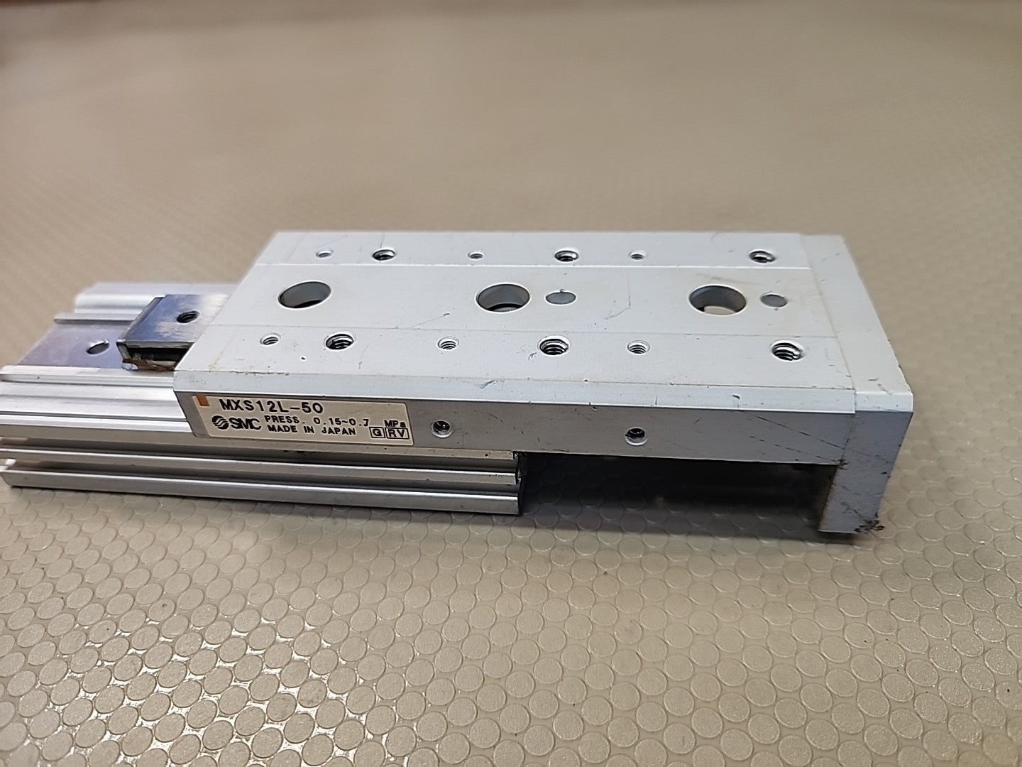 SMC 13-MXS12L-50 12mm MXS Clean-Room Guided Cylinder 