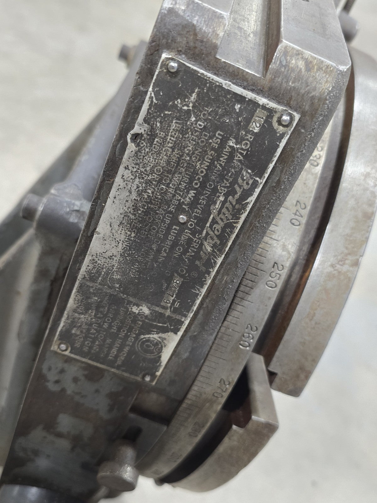 BRIDGEPORT ROTARY TABLE 12 In + OEM VERTICAL MOUNT Milling Machine Lathe 