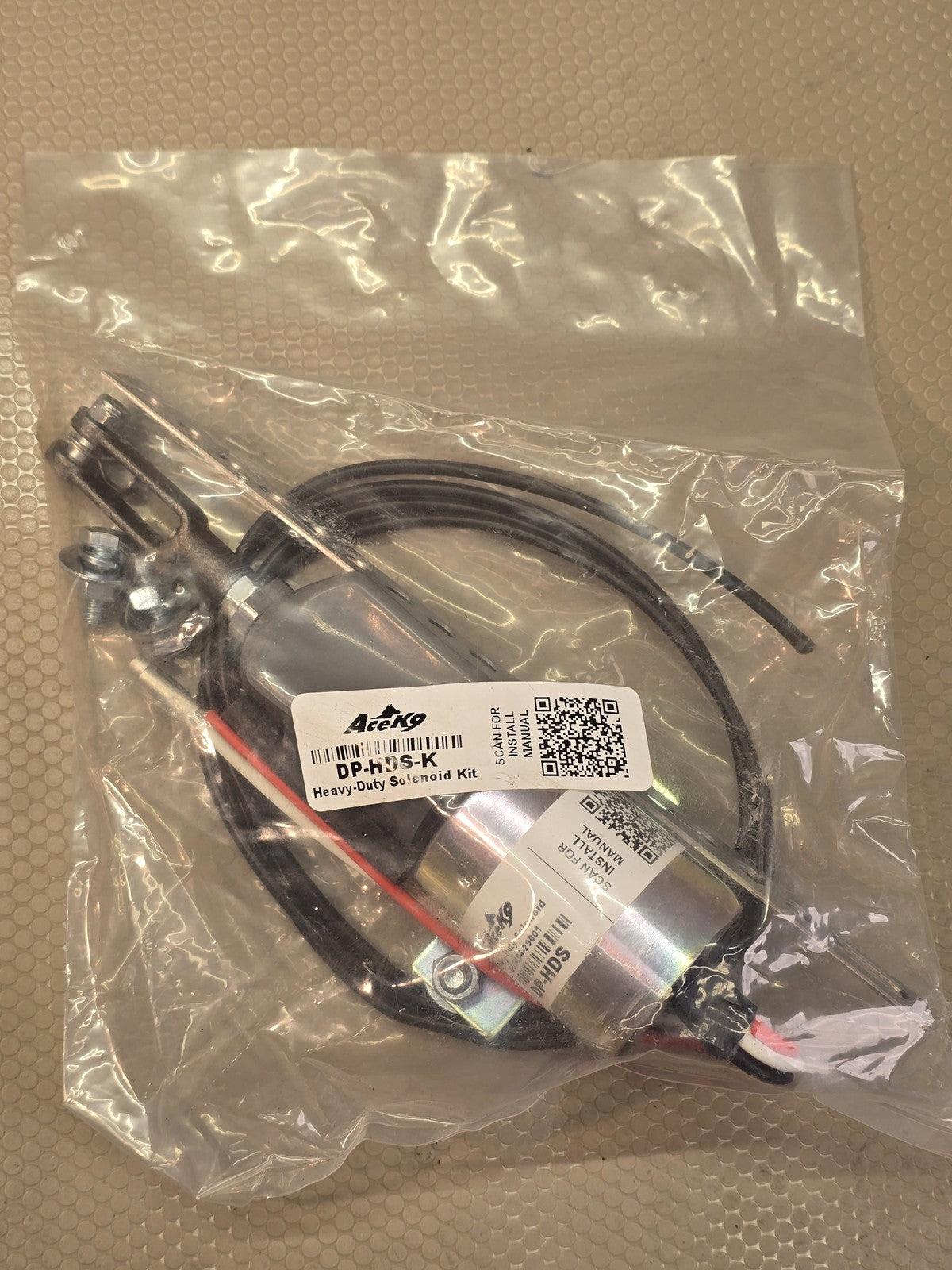 NEW AceK9 DP-HDS-K Heavy-Duty Solenoid Kit K9 Door Popper System NEW