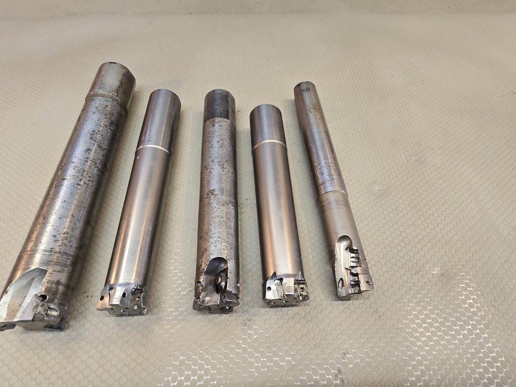 5x! MITSUBISHI / Other 1" - 1.5"  STEEL INDEXABLE END MILL BORING BAR Coolant