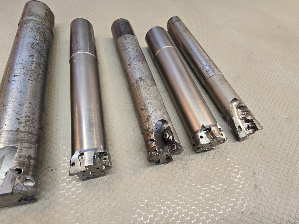 5x! MITSUBISHI / Other 1" - 1.5"  STEEL INDEXABLE END MILL BORING BAR Coolant