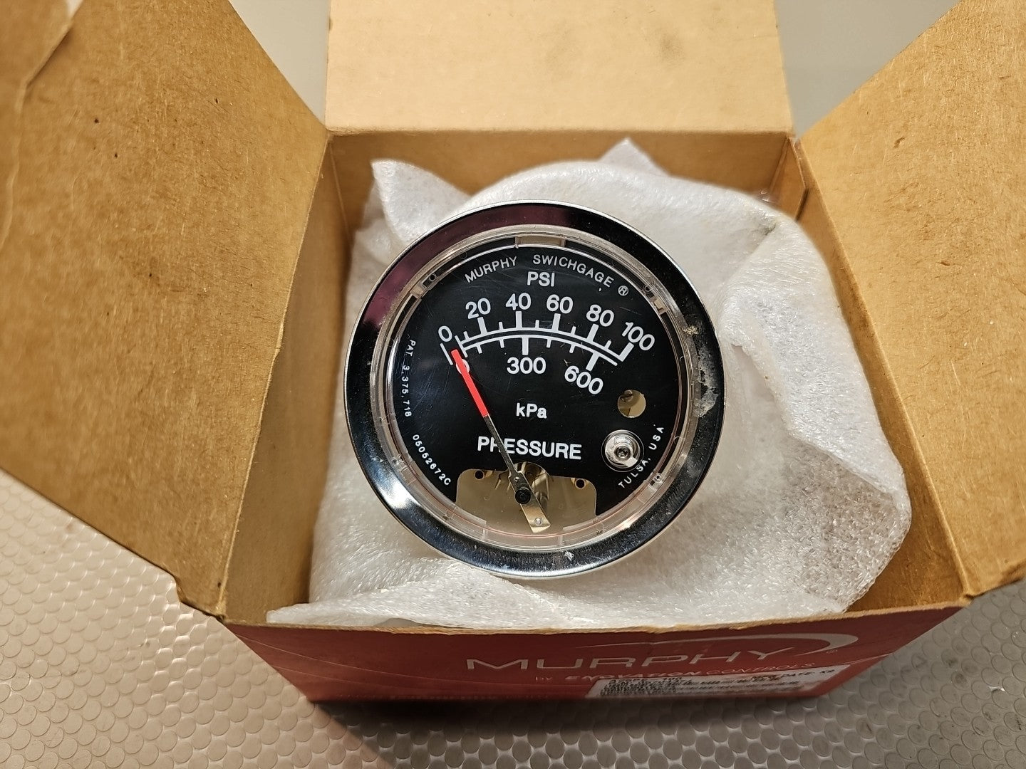 Murphy A25PE-100 05704374 Pressure Switch Gauge NEW