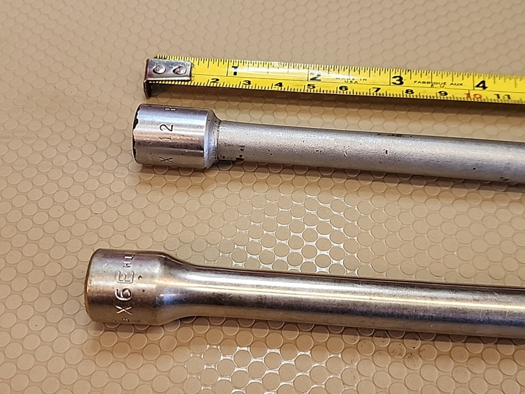 Mac Tools  X6E & X12E 3/8" Drive Socket Extension Set Made in USA