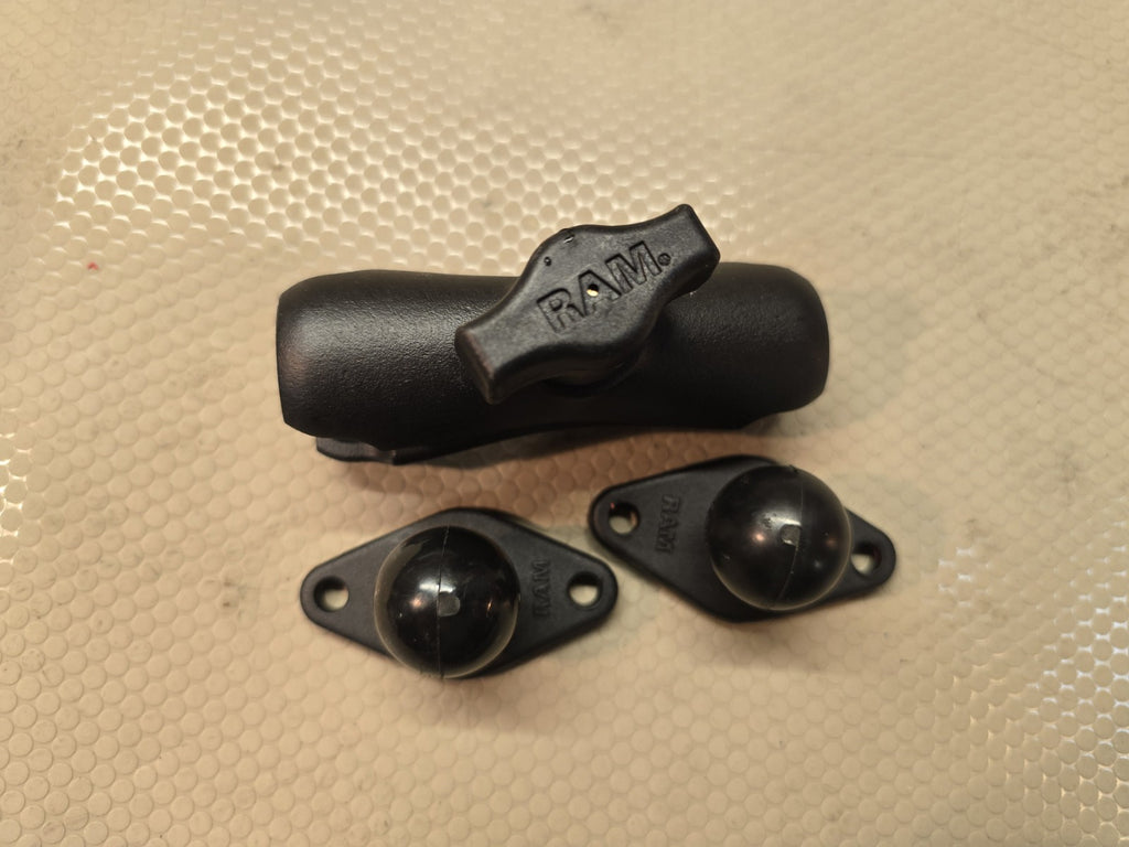 NEW OEM RAM MOUNT ~ RAP-201U-B Short Arm 1-RAP-202U 1.5" Base Composite Material