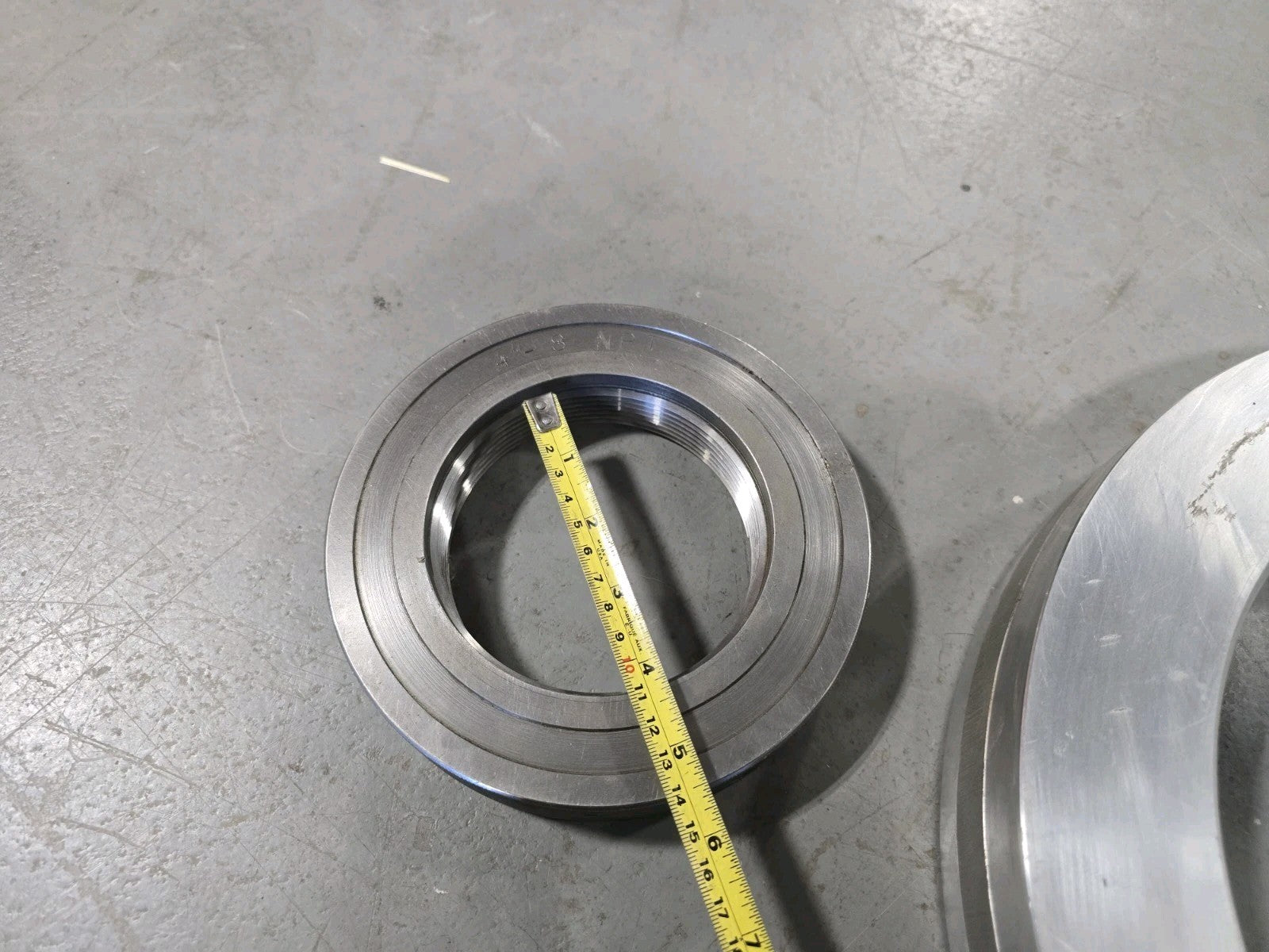 LARGE 5 - 10 Inch Thread Plug Gages Shoulder Connection Thread Gage
