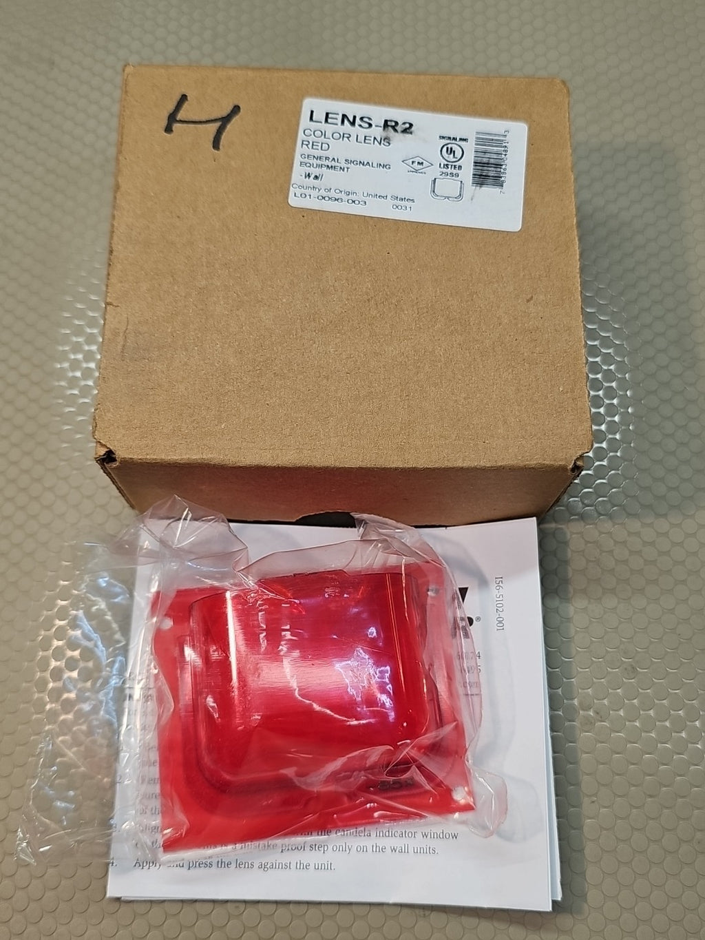 System Sensor LENS-R2 - Color Lens Red