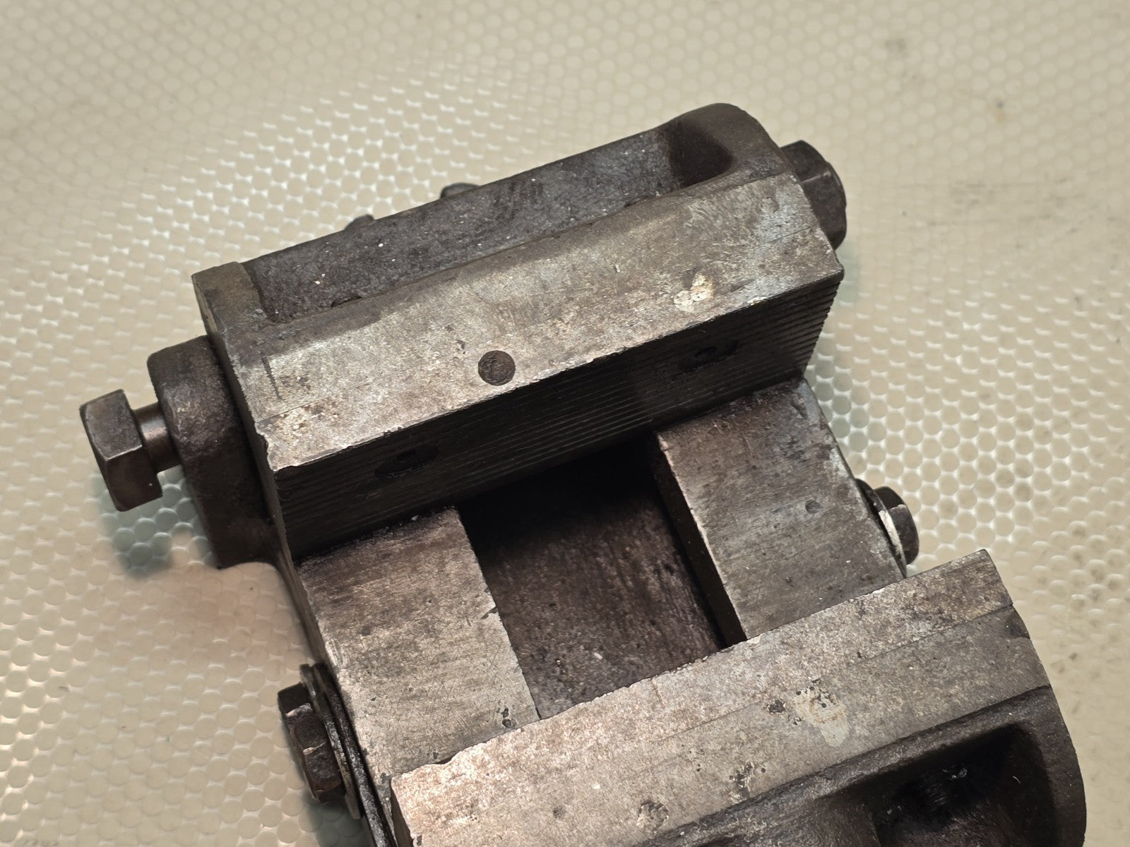 Vintage Machinists Drill Press Vise 4" Wide, Jaw Opening 3 1/4" Cast Iron