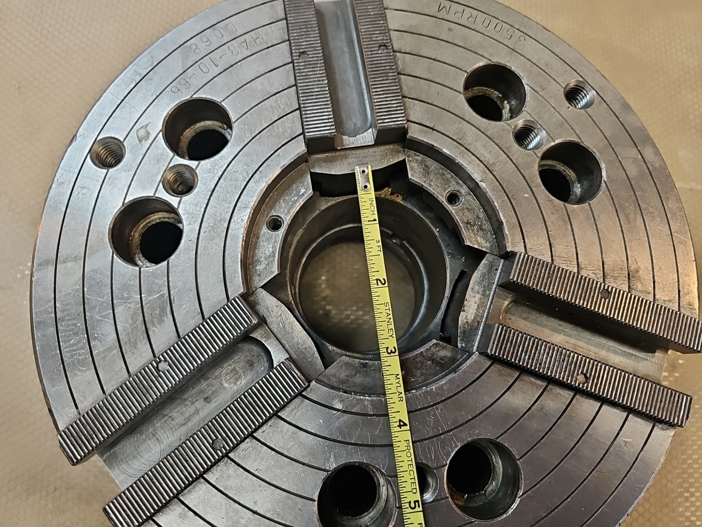 MMK 10 "  3 JAW POWER CHUCK Lathe POWER CNC 3500 RPM HA8-10-66